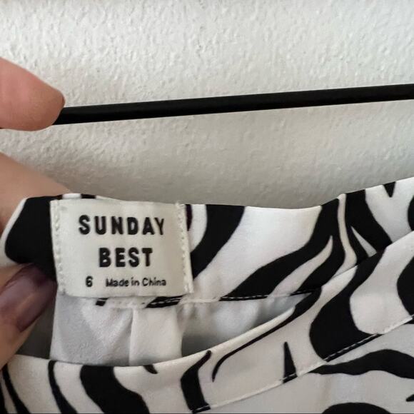 Artizia Sunday Best Ariel Zebra Print Wrap Skirt - Picture 3 of 5